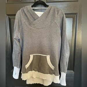 Lululemon Effortless Hoodie Pullover Heathered Grey Size 10